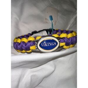 NFL Minnesota Vikings Woven Bracelet NIP